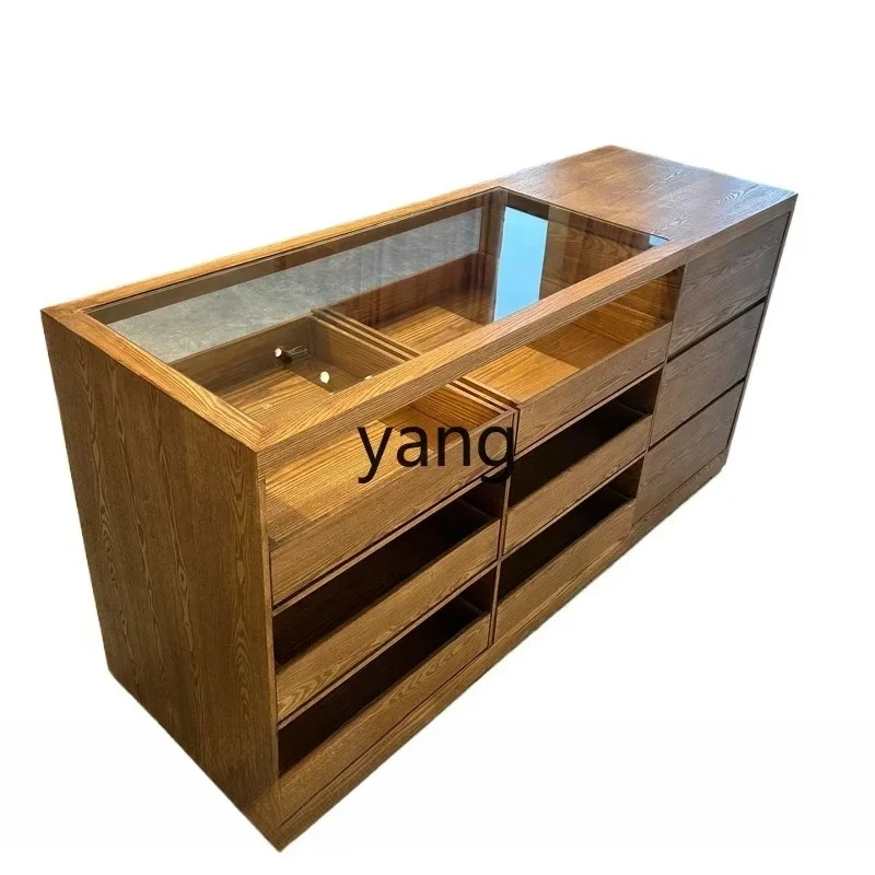 MMclothing store Nakajima display stand storage side cabinet paint decorative ornament display table