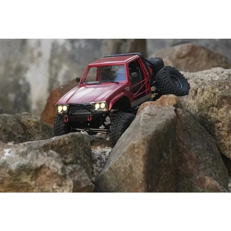 Upgrade Part Metal Front & Rear Bumper Upgrade Kit for Crossrc Demon SP4 1/10 RC Crawler, 5mm Steel Rod, Electrostatic Coating,