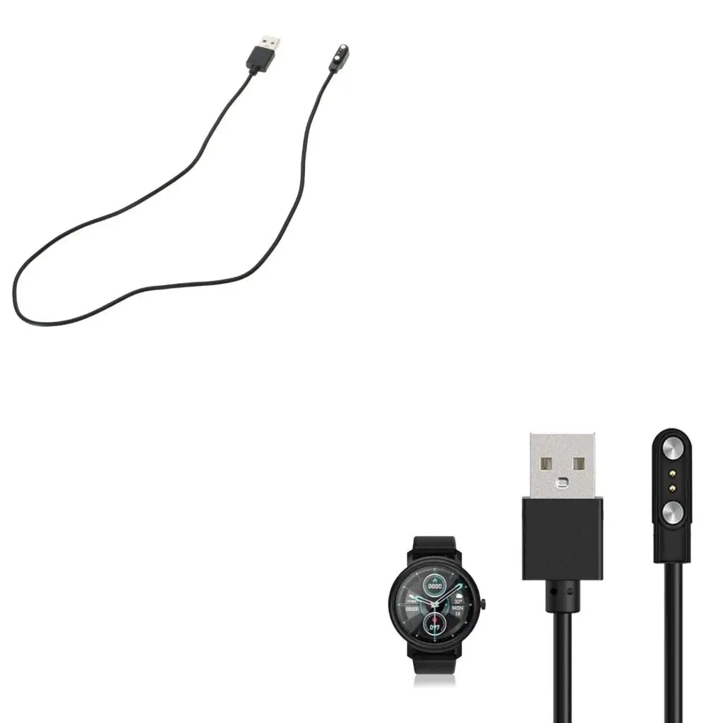 Dock Charger Adapter USB Charging Cable For Xiaomi Mibro GS/GS Pro/A2/T2/T1/C3/C2/Lite 2 Smart Watch Power Charge Accessories