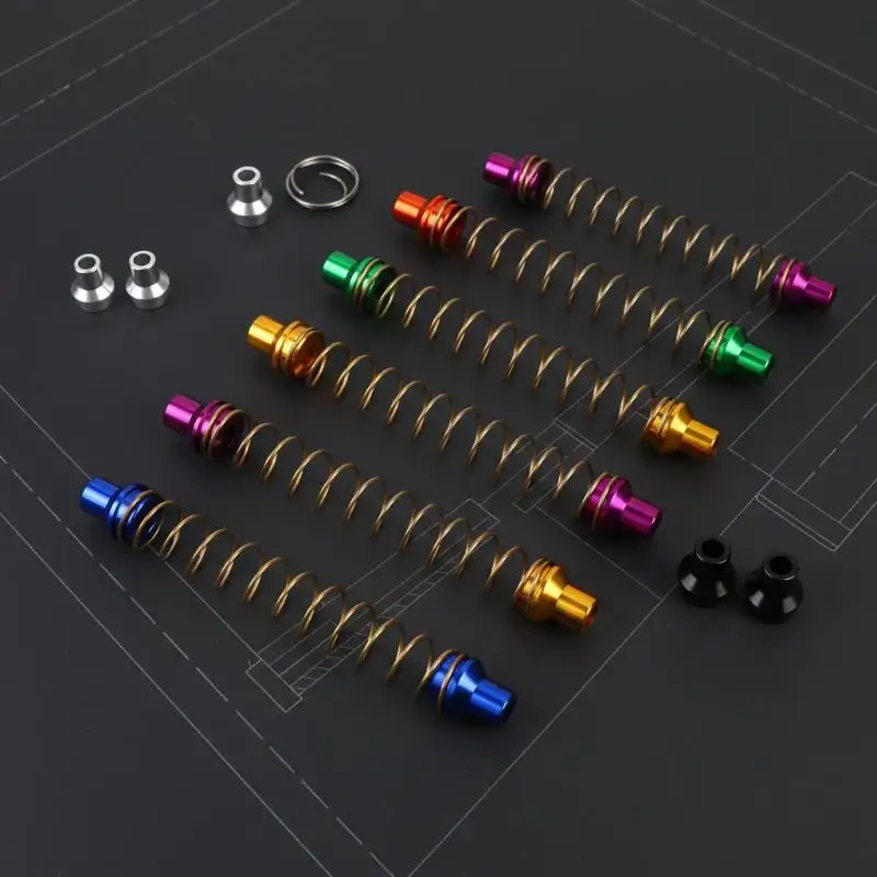 Motorcycles Colorful Universal Telescopic Brake Springs Stainless Steel Retractable Compression Brake Springs Aluminum Head