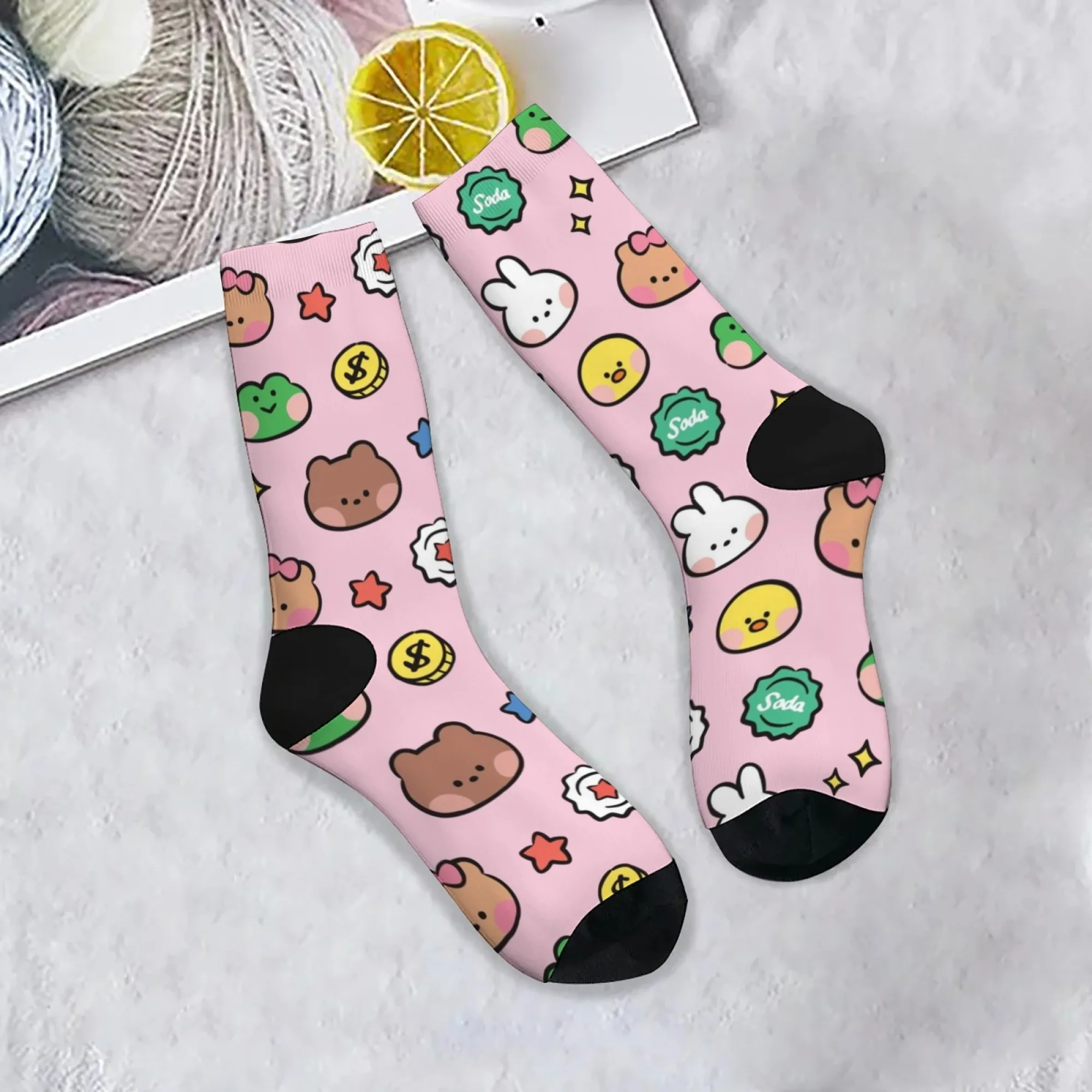 Cartoon Tier Thema Casual Socken Bequeme Atmungsaktive Nicht-slip frauen Socken Neuheit Harajuku Straße Hip-hop Crew Socken geschenk