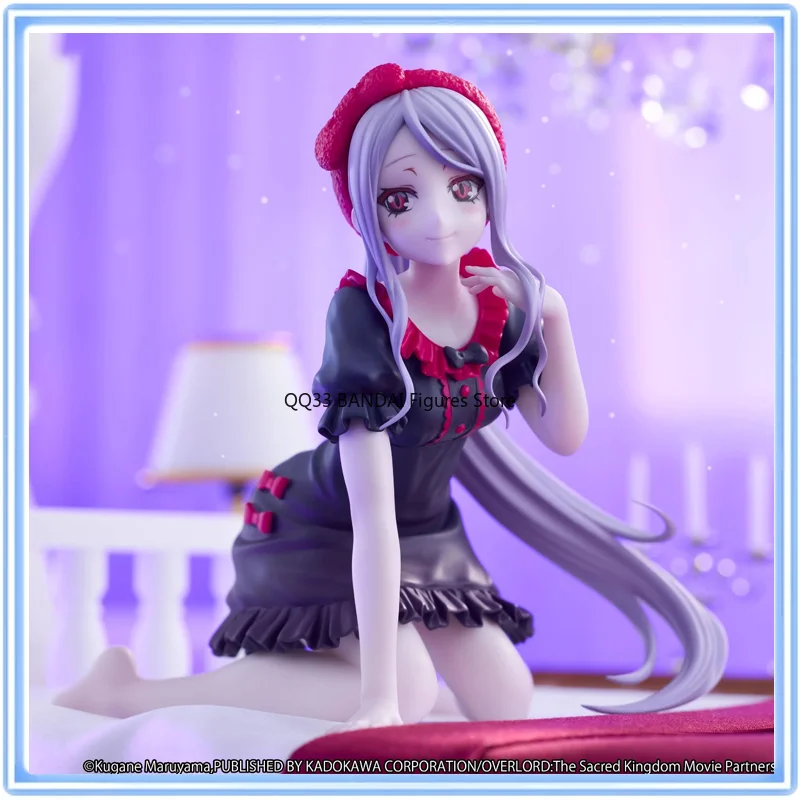 

Genuine Original OVERLORD Shalltear·Bloodfallen Sitting Posture Action Figure Model Cute Desktop Decoration Collectible
