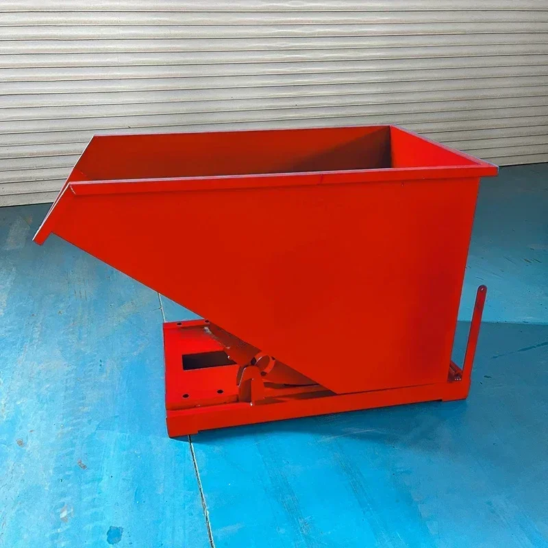 Cross-borderEco-friendly Good Price Heavy Duty Forklift Workshop Collapsible Self Dumping Stone Waste Container Dumpster Waste B