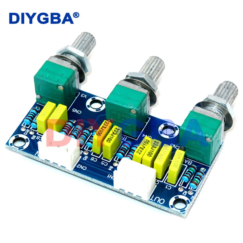 XH-M802 Passive Tone Board Amplifier Preamp Power Module Low High Sound Adjustment Electonic Diy Electronic PCB Board