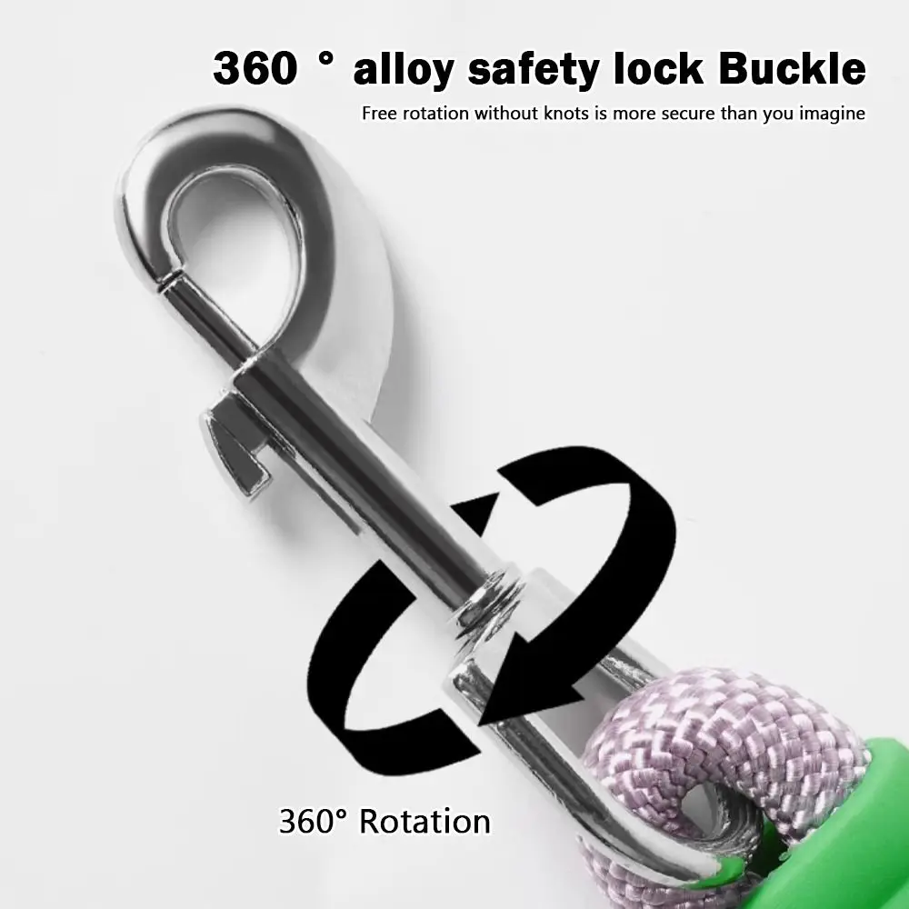 Adjustable Cross Body Dog Leash Hands-Free Leash High Density Nylon Rop Wearable Dog Leash Cloud Foam Handle Jogging Training