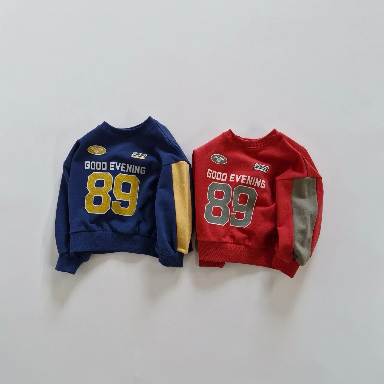 

2025 Autumn New Children Long Sleeve Sweatshirt Cotton Boys Fashion Letter Print Pullover Baby Girls Casual Tops Kids Clothes