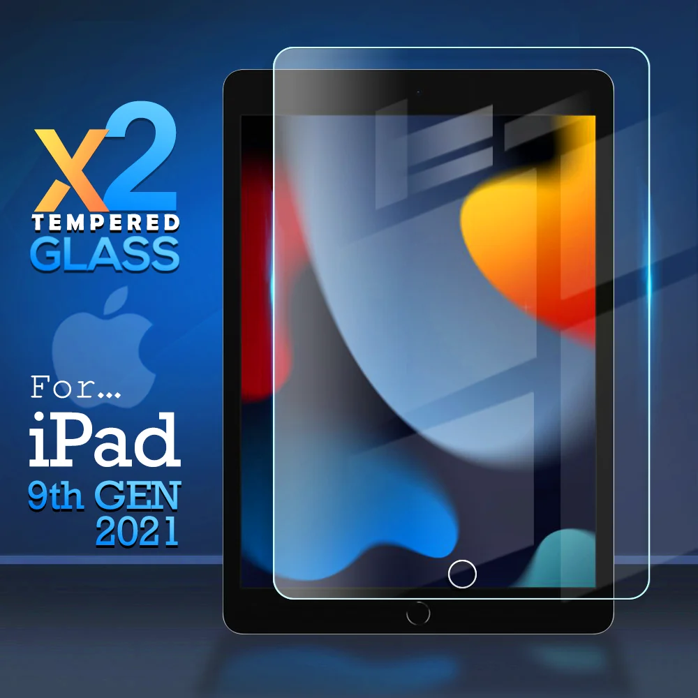 

2 шт. Защитная пленка для iPad 10,2 ''2021 9-го поколения ipad9 A2603 A2604, защитная пленка, прозрачное закаленное стекло против царапин