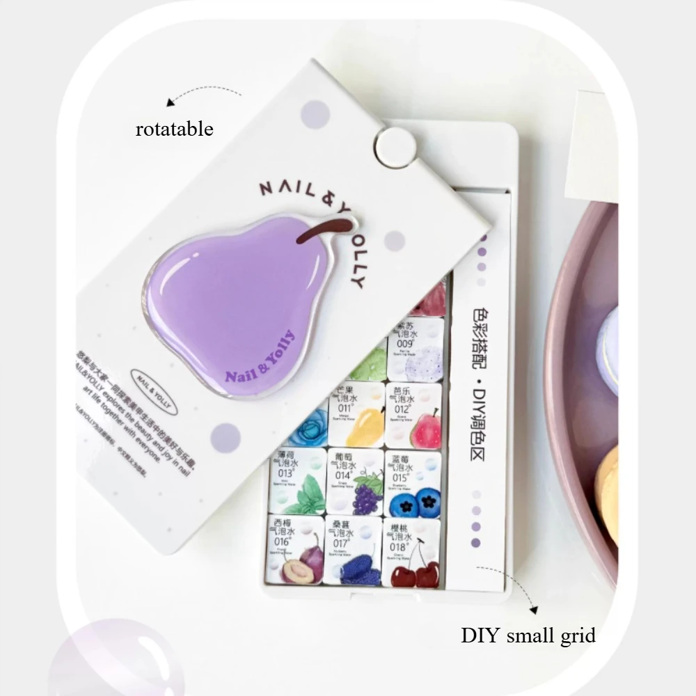 18 Grids In One Ombre Fast Pat Gradient Painting Gel Nail Art Design Soak Off UV LED Nail Gel Polish for Manicure Products