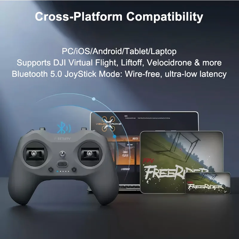 BETAFPV LiteRadio 4 Nadajnik Radiowy ExpressLRS 2.4G 10-kanałowy Wbudowany Akumulator LiPo 1S 2000mAh do Drona DJI FPV Quadcopter Freestyle