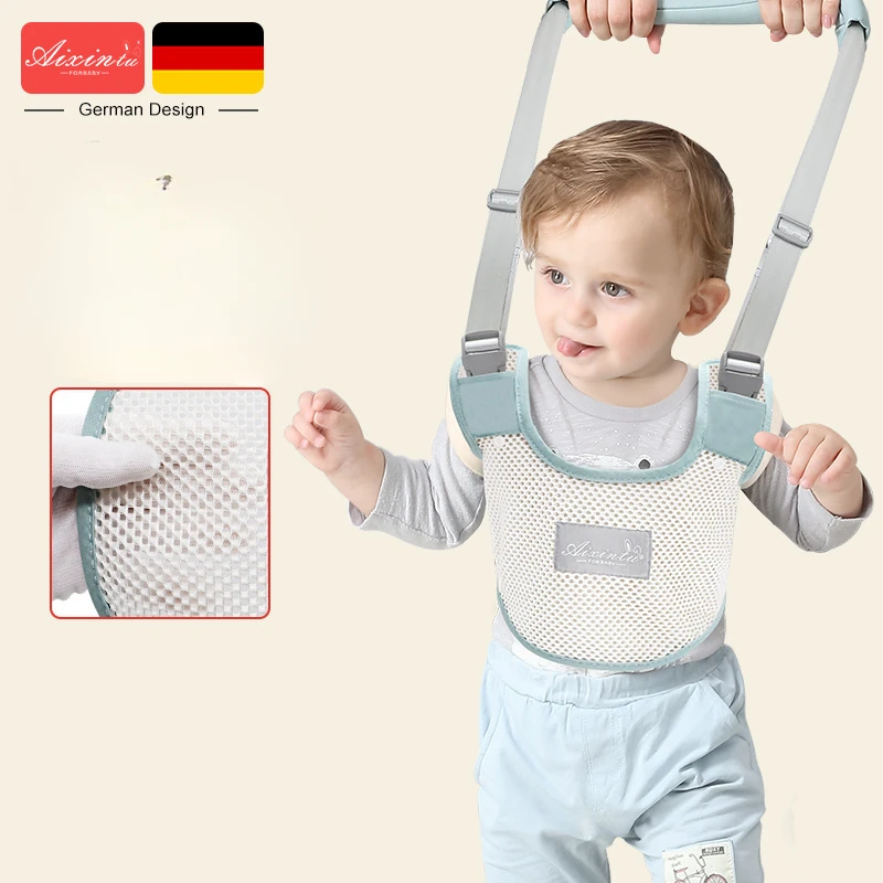 1pcs Baby Walker Harness, Child Handheld Walking Aid Safety Belt Support, Infant Walk Learning Trainer Tool for 0-3 Years Old