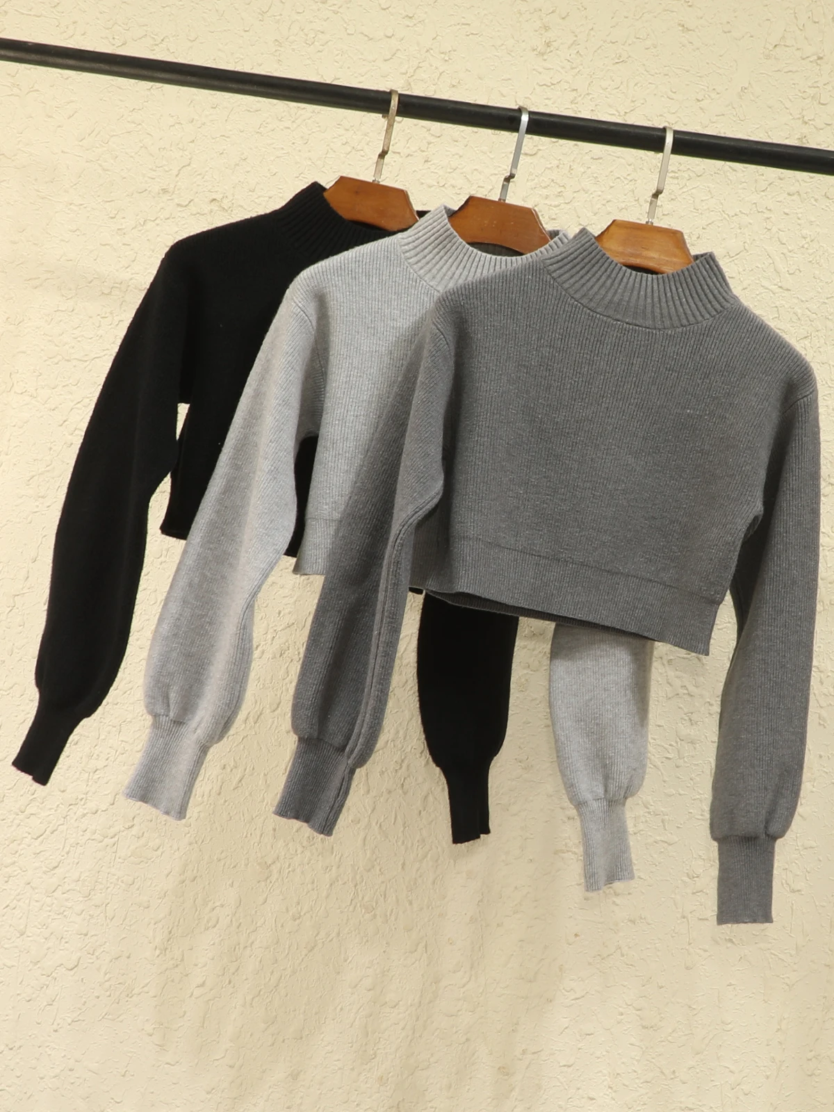 

Женский пуловер с длинным рукавом, базовый джемпер в Корейском стиле, верхняя одежда, 2025