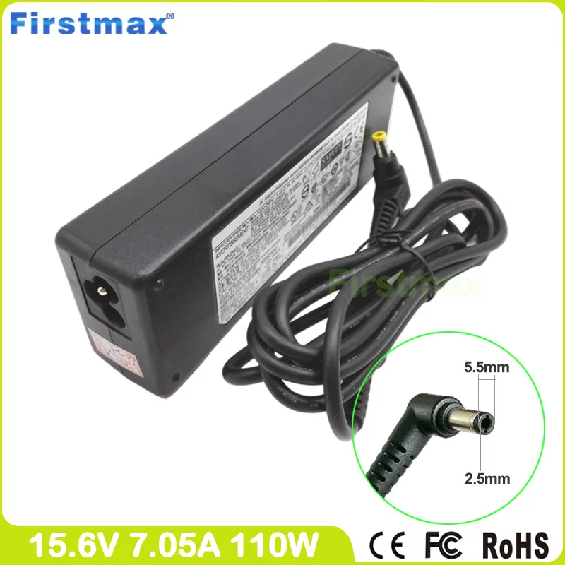 15.6V 7.05A CF-AA5713A M1 110W laptop charger for Panasonic Toughpad FZ-Y1 UT-MA6 UT-MB5 ToughBook CF-D1 AC Adapter Power Supply