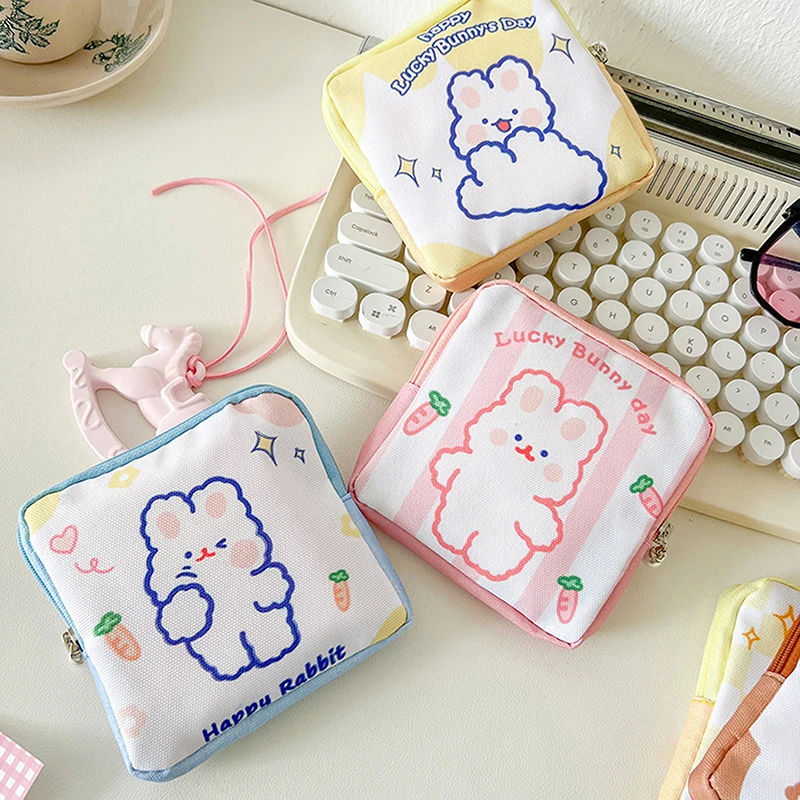 Women Mini Sanitary Napkin Storage Bag Towel Cosmetic Bags Sanitary Pad Pouch Organizer Coin Card Lipstick Wallet Bag