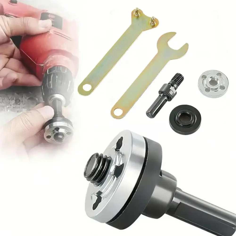 

Electric Drill Convert Angle Grinder Metal Connecting Rod Set Cutting Angle Grinder Accessories for Cutting Disc Polishing Wheel