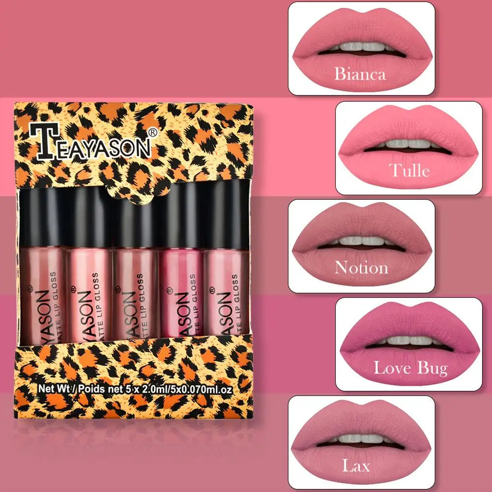 NEUE High-end-Wasserdicht Dauerhafte Sexy Roten Lippenstift Matte Pflege Lip Wasserdichte Kosmetik langlebig Lip Gloss Lippenstift u5U6