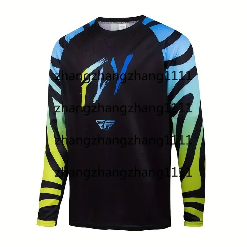 

New 3D Printed Creative Logo, Men's Clothing, Motorcycle Racing Sportswear, Mountain Bike, Off-road Bike Riding Clothing No. 7