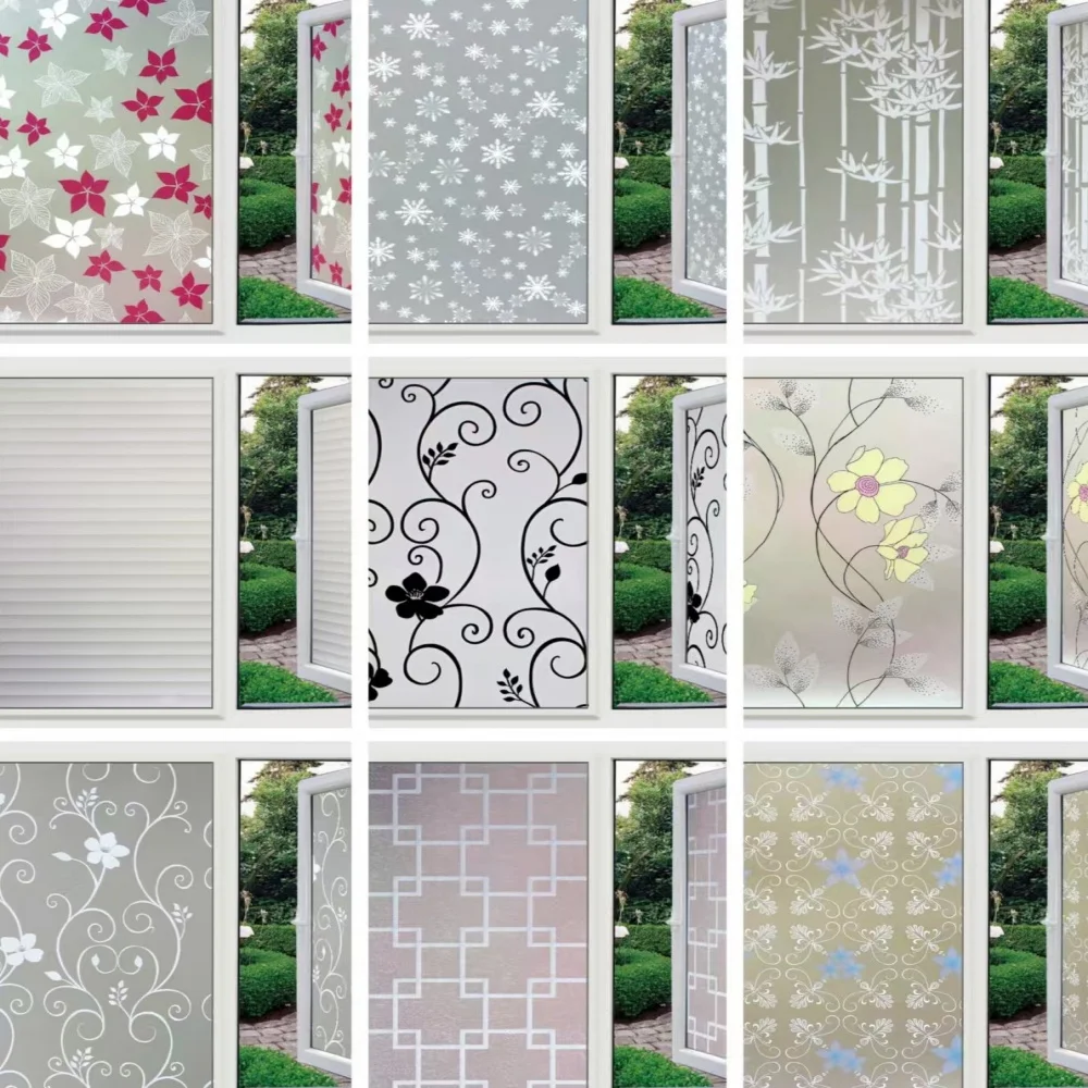 

Стеклянные наклейки поставляются с вискозными утолщенными водонепроницаемыми непроницаемыми противоподглядывающими пленками для ванной комнаты, наклейками на стену для дверей и окон