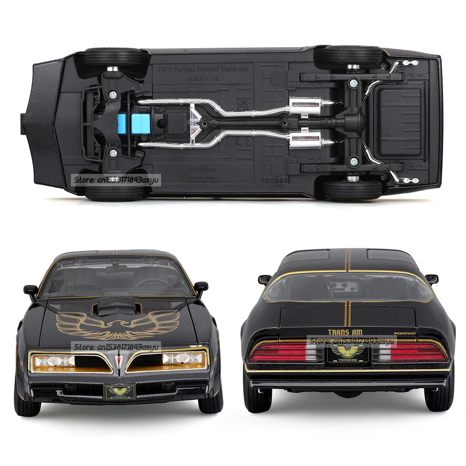 Maisto 1:18 1978 Pontiac Firebird Trans Am Brand Alloy Car Model