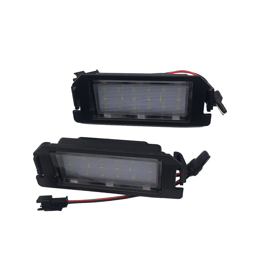 2PCS LED License plate light For Hyundai I10 I20 tiburon coupe Veloster FS XG30 Terracan HP Kia Rio Picanto TA Soul