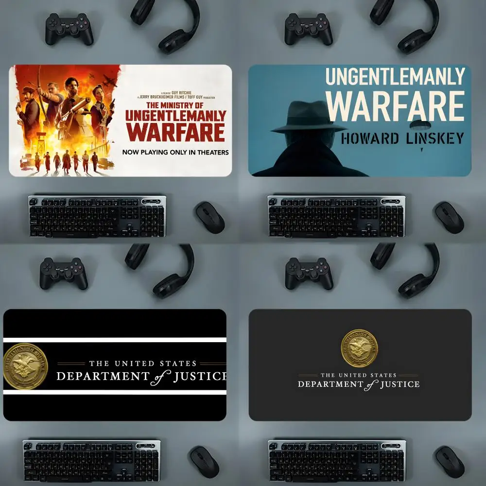 The Ministry Of Ungentlemanly Warfare  Mouse Pad Gamer Mousepad, 900x400,Deskmat, Computador,Tapete de Mesa,Gaming Mats,PC Acess