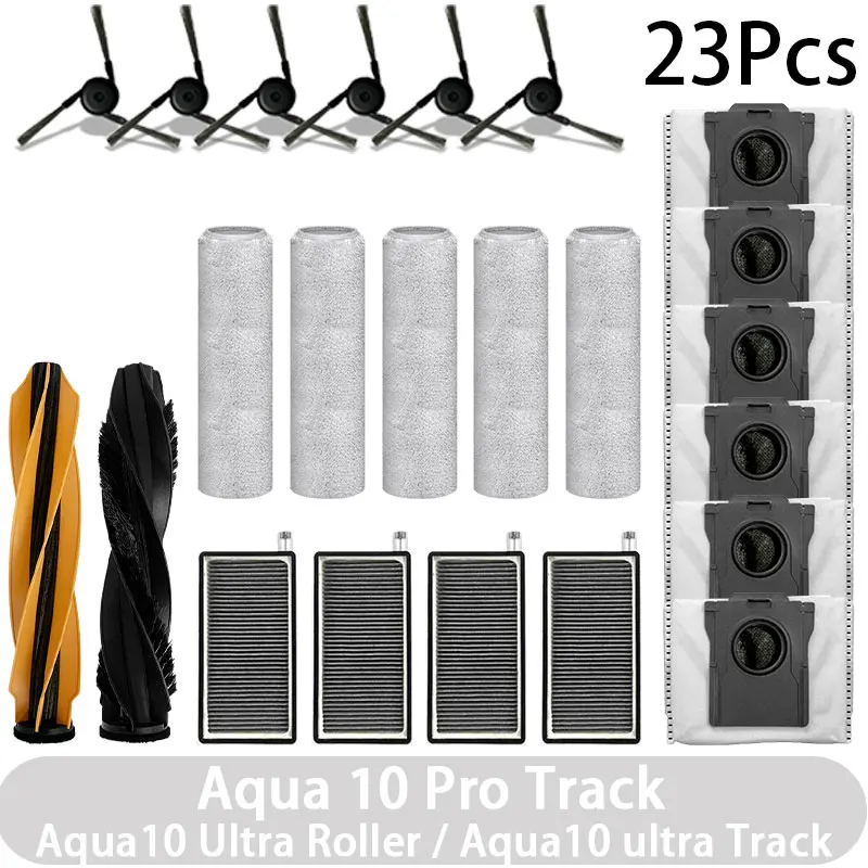 Dreame BOT Aqua 10 Pro Track / Aqua 10 Ultra Roller / Aqua 10 ultra Track Vacuümonderdelen Borstelfilterzakaccessoires