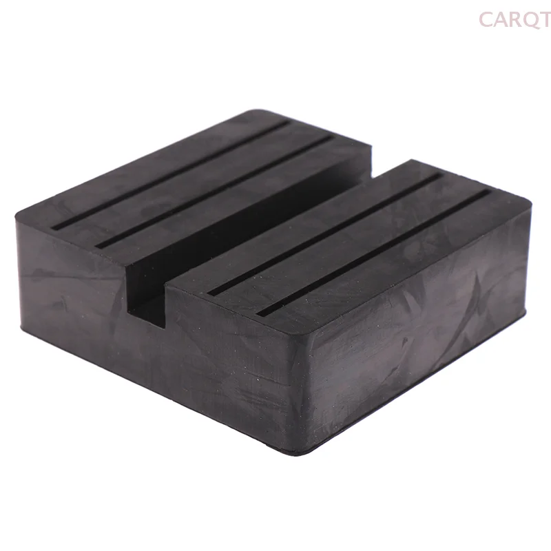 

Car Lift Jack Stand Rubber Pads Square Universal Slotted Frame Rail Jack Guard