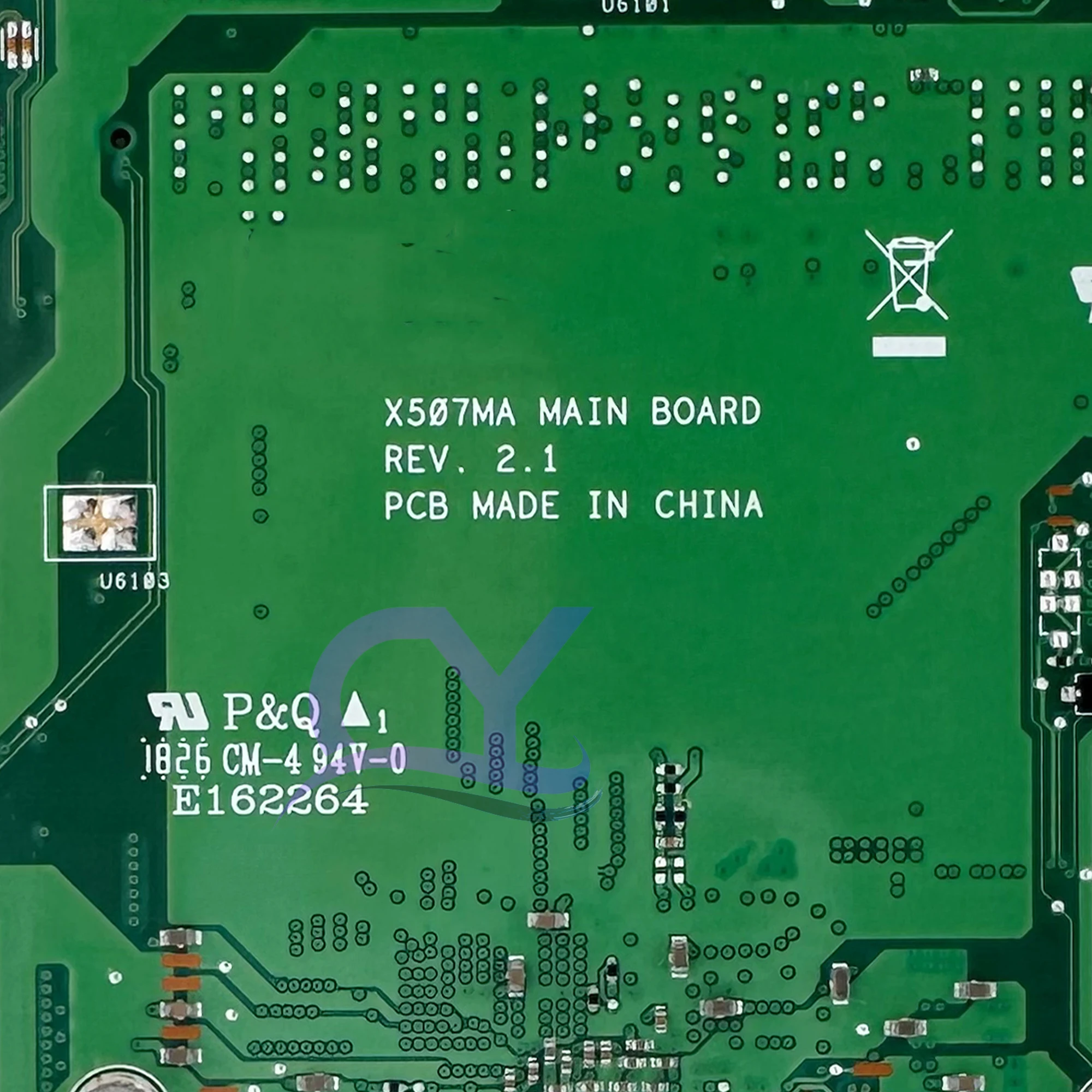 Imagem -06 - Placa-mãe Portátil para Asus Mainboard 100 de Trabalho X507ma X507m X507 F507 X507la X507l Pentium N5000 N4000 i3 I55th