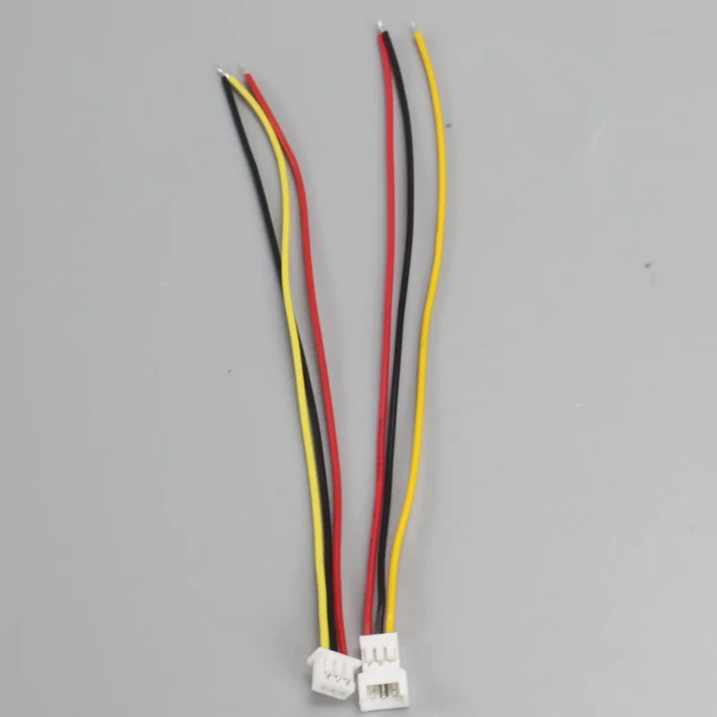 

10 шт., 100 мм, мини-набор разъемов Micro JST, кабель 1,25 мм с 2/3/4/5/6-контактной штекером «папа-мама», 3P для электронных компонентов