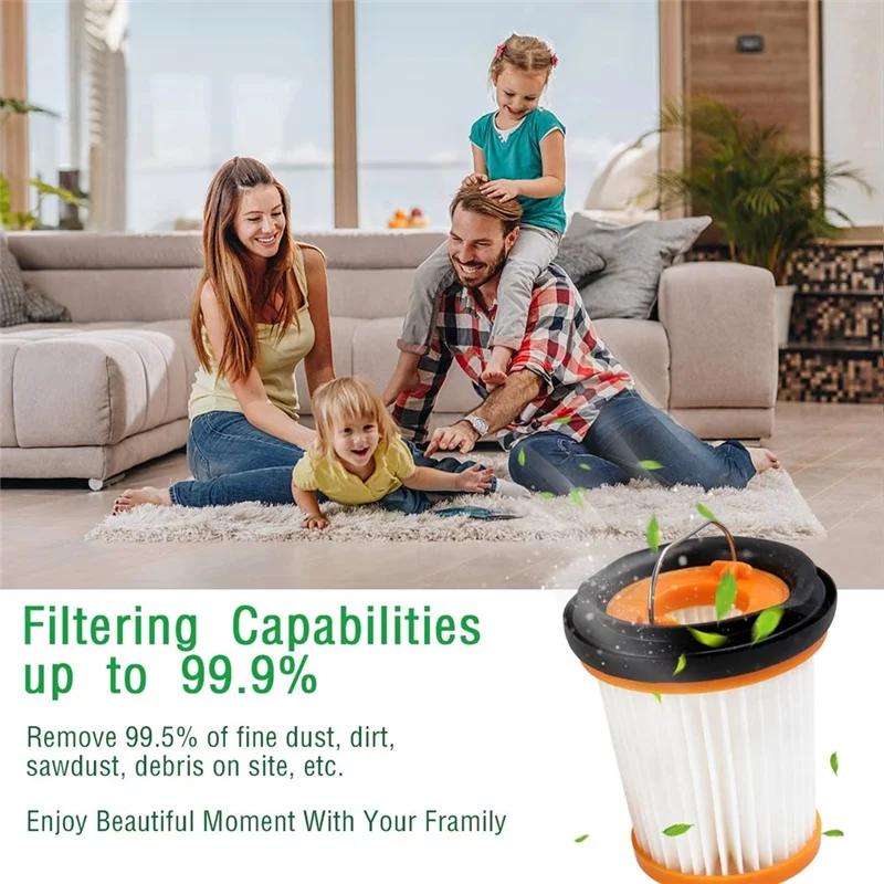 A83X-For Shark يده فراغ استبدال مرشحات 8-Pack-قماش عالي الكفاءة صالح نماذج W1/WV20 WS620/WV401BL SV780