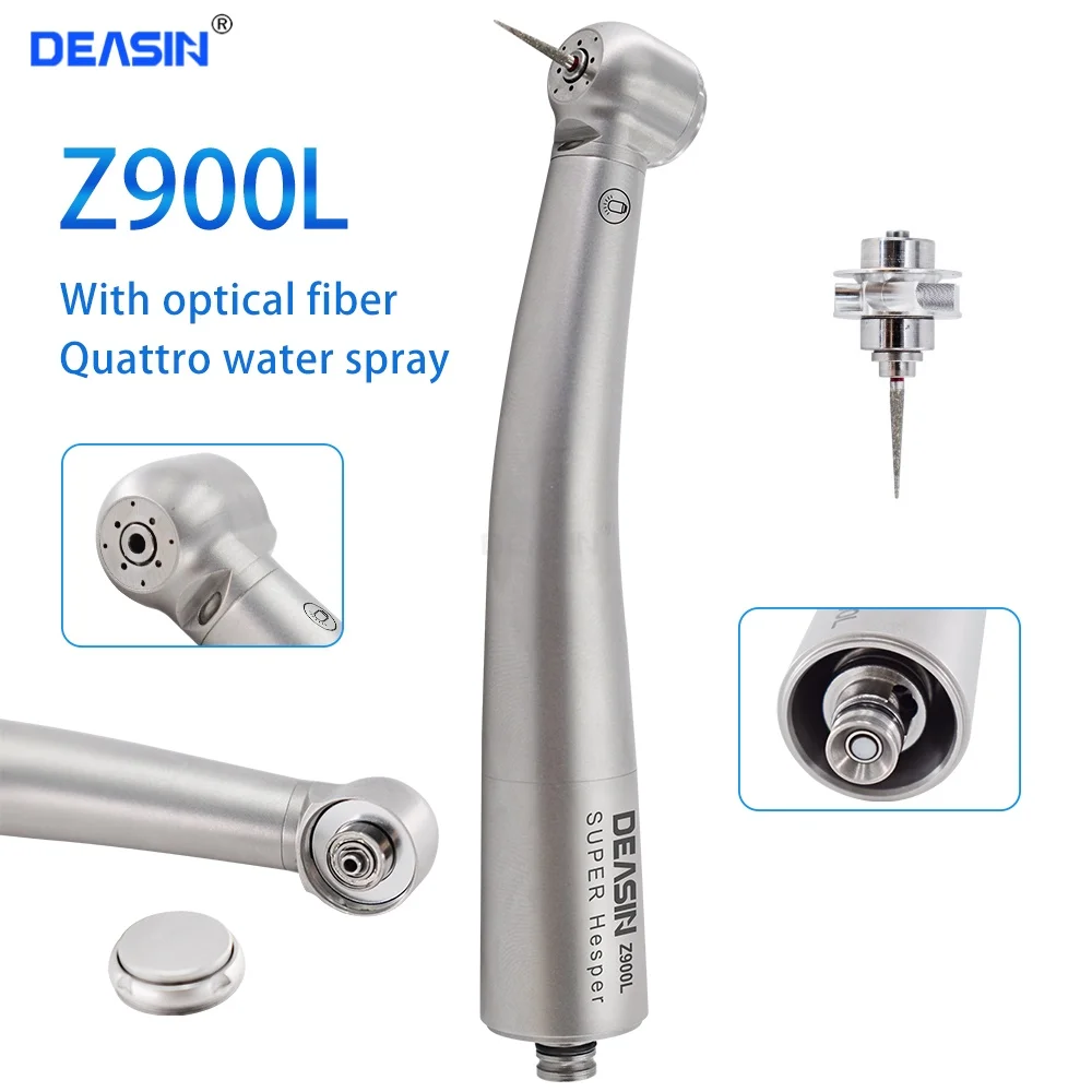 Turbina dental de alta velocidad con fibra óptica para acoplador NSK, pieza de mano de turbina de aire con fibra óptica, cabezal estándar Z900L
