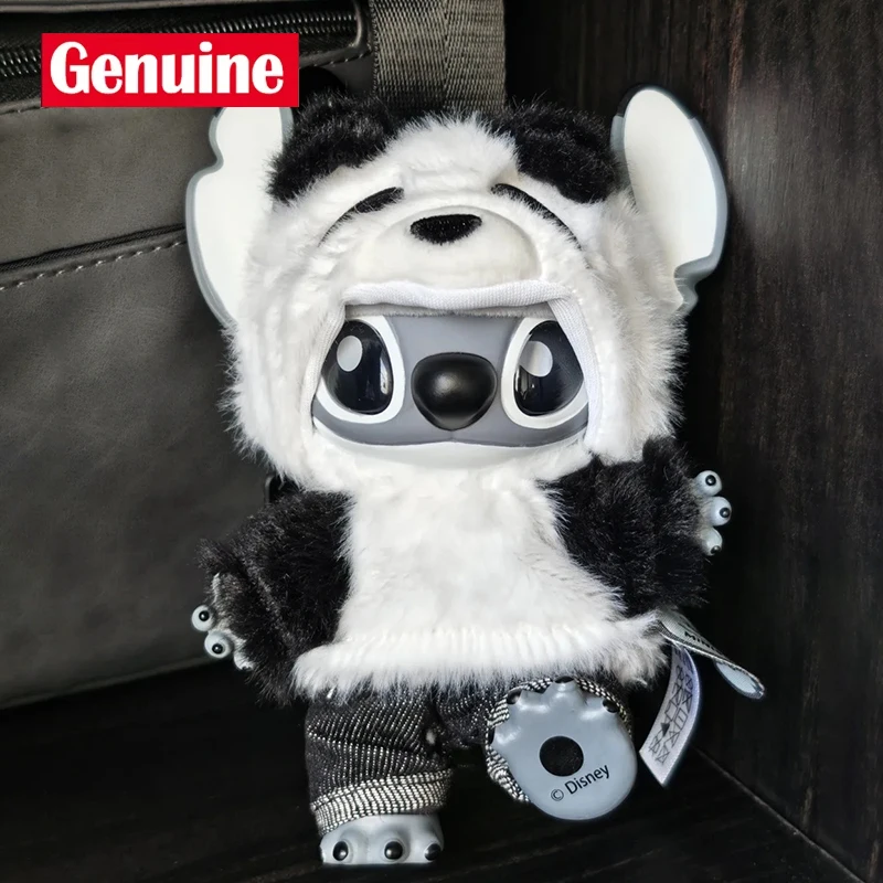جديد حقيقي ديزني ستيتش جينز سلسلة الباندا المحدودة أفخم Peluche أنيمي الدمى المعلقات سلاسل المفاتيح الديكور لطيف هدية عيد ميلاد