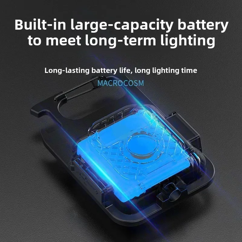 Mini Keychain Lamp TYPE-C Charging Camping Multi Functional Portable Strong Light Magnetic Work Light Keychain Flashlight