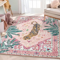 Living Room Carpet Non-slip Machine Washable Easy To Fold Bedroom Rug Imitation Cashmere Retro Large Size Floor Mat Alfombra 양탄자