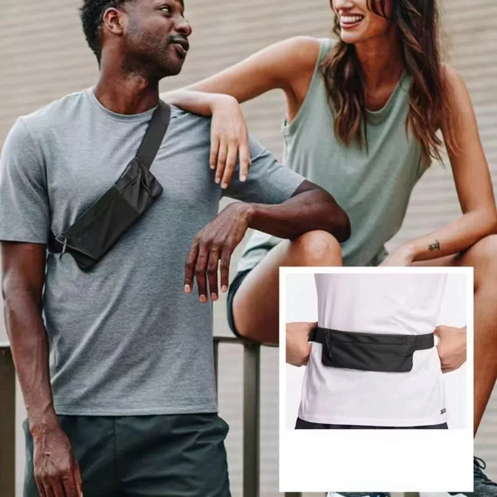 

Новая легкая поясная сумка для бега, однотонная сумка для мобильного телефона большой емкости, спортивная сумка для спортзала