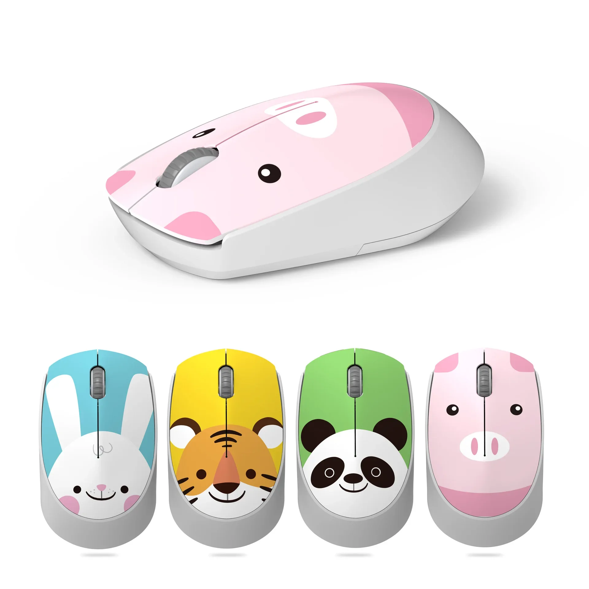 Bluetooth Wireless Gaming Mouse with Ergonomic Design Rechargeable for Laptop and Tablet Use