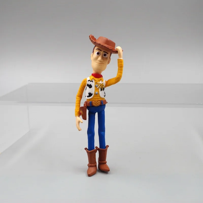 New Disney Toy Story 4 Cartoon Buzz Lightyear Woody Forky Model Action Figure/Keychain Decorative Ornament Accessories Toys Gift