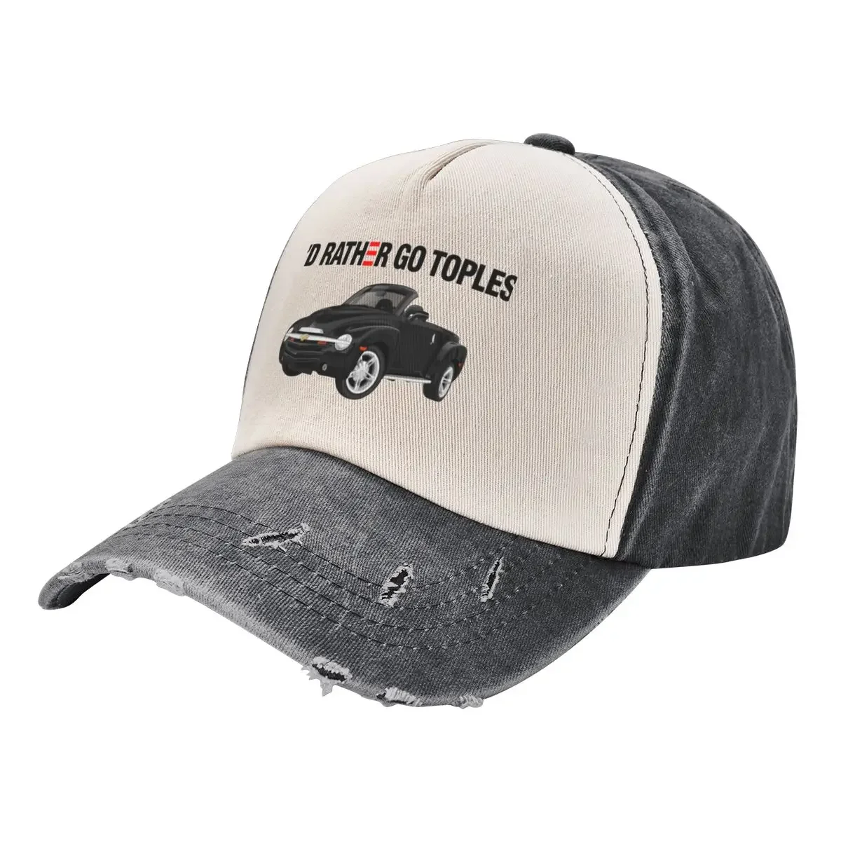 

I'd Rather Go Topless' Graphic Baseball Cap Trucker Hat |-F-| Luxury Woman Men's