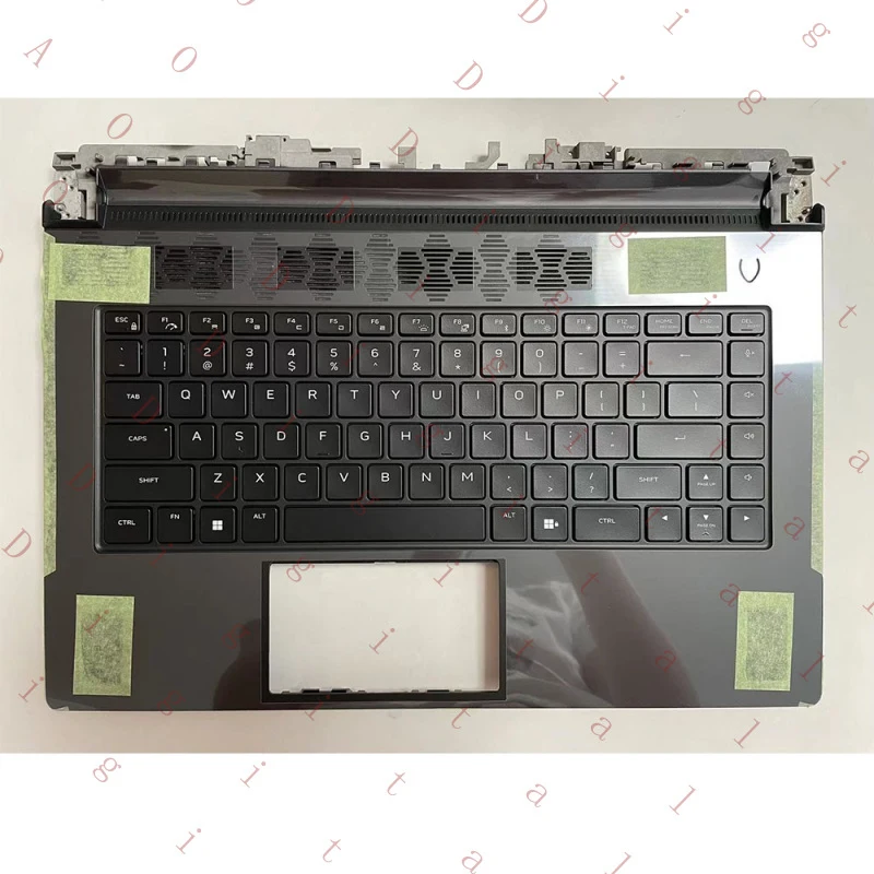 WW For DELL Alienware M15 R5 R6 Palmrest With Backlit Regular Keyboard Upper Cover