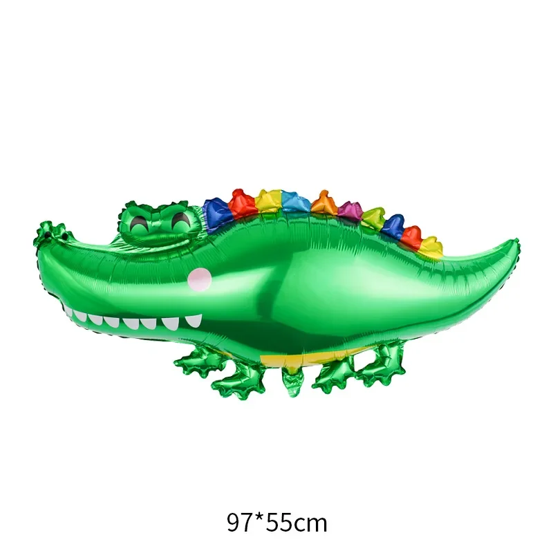 Disney Decorative Balloon Set with Cartoon Green Crocodile Children's Birthday Party Ocean Theme