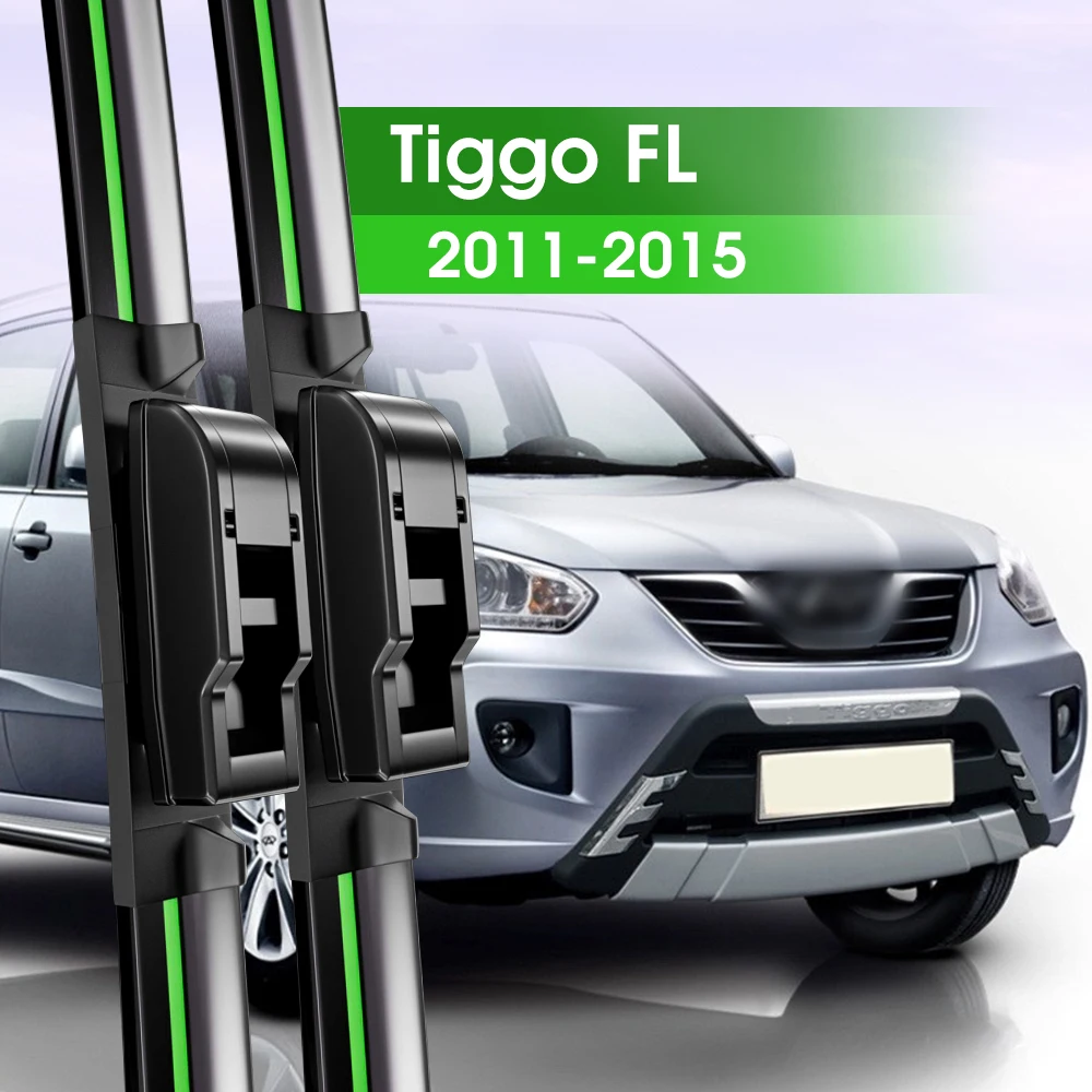 

2pcs Front Windshield Wiper Blades For Chery Tiggo FL 2011-2015 2012 2013 2014 Windscreen Window Accessories