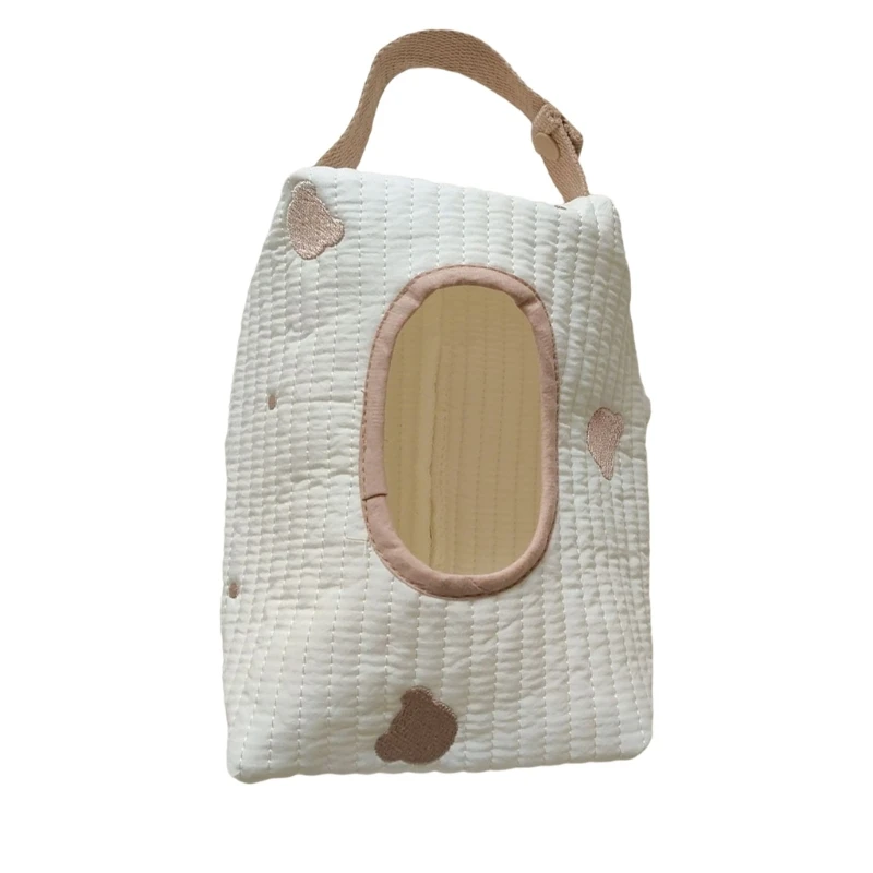 organisateur mouchoirs pour poussette infantile, conteneur lingettes en coton Portable, étui réutilisable