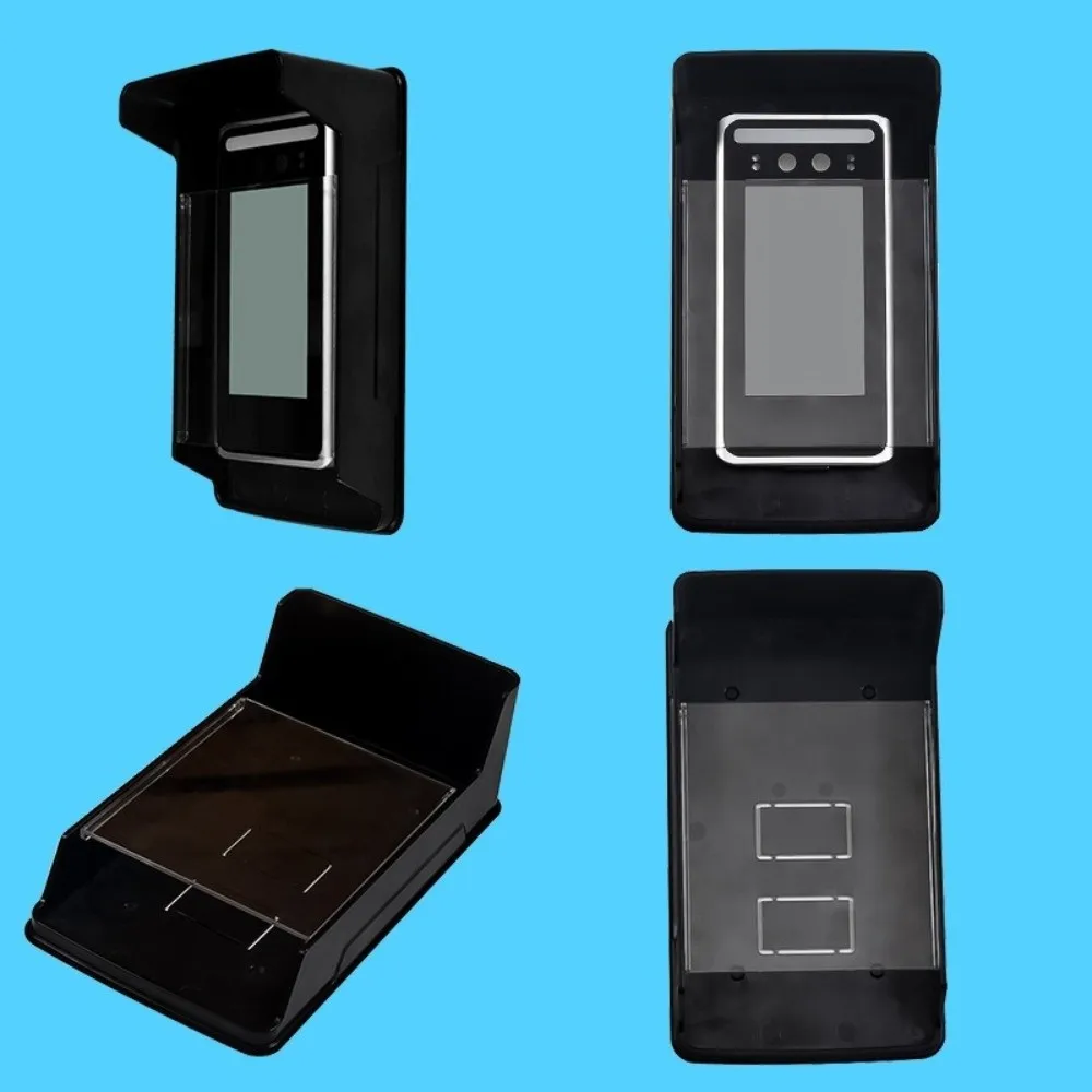 Outdoor Waterproof Cover with Transparent Panel Rain Proof Doorbell Cover Biometric Face Recognition Machines Shell