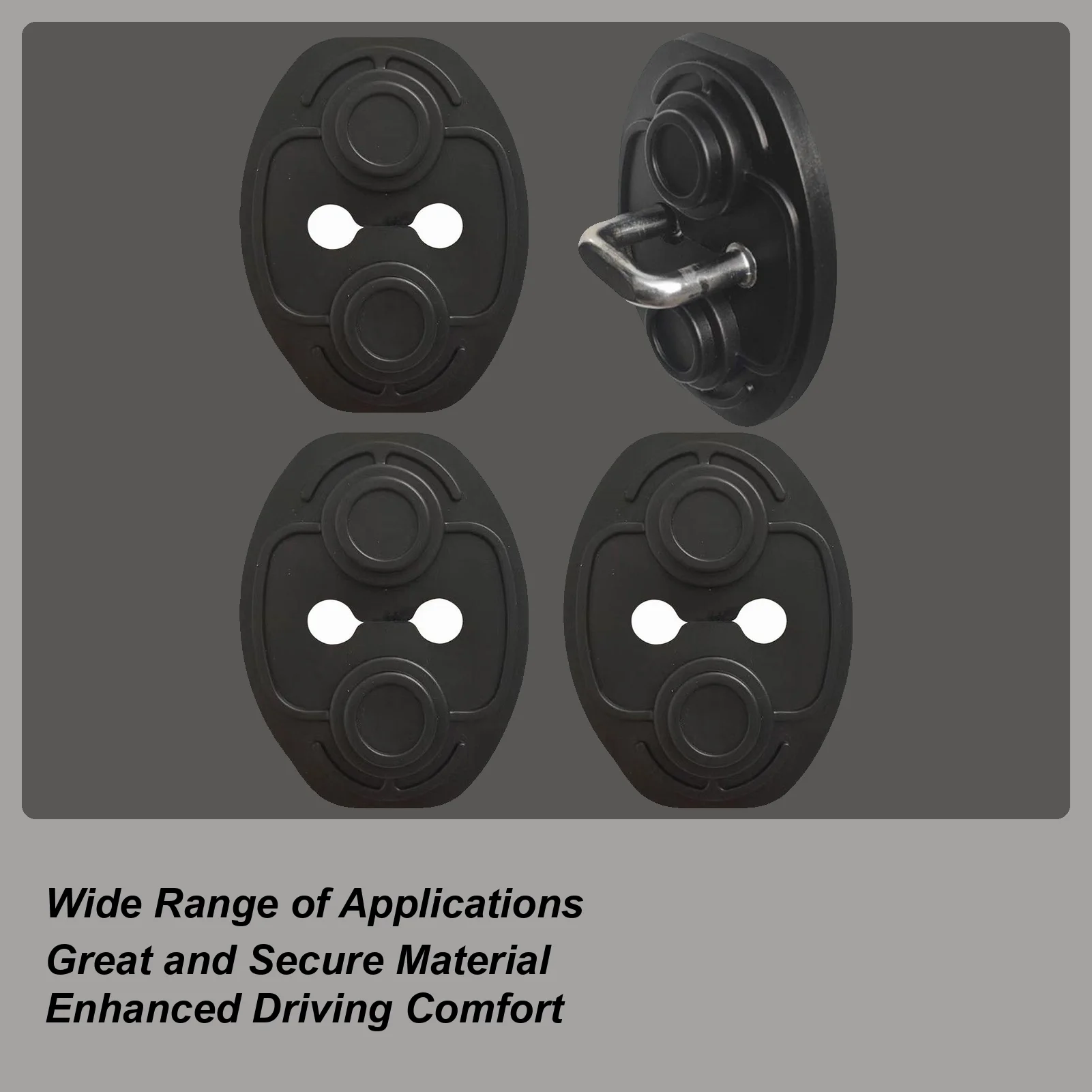 

Амортизатор двери автомобиля, бесшумная защитная накладка, декоративная крышка защелки двери, противоударная подушка для автоматического закрытия двери, защитная подушка