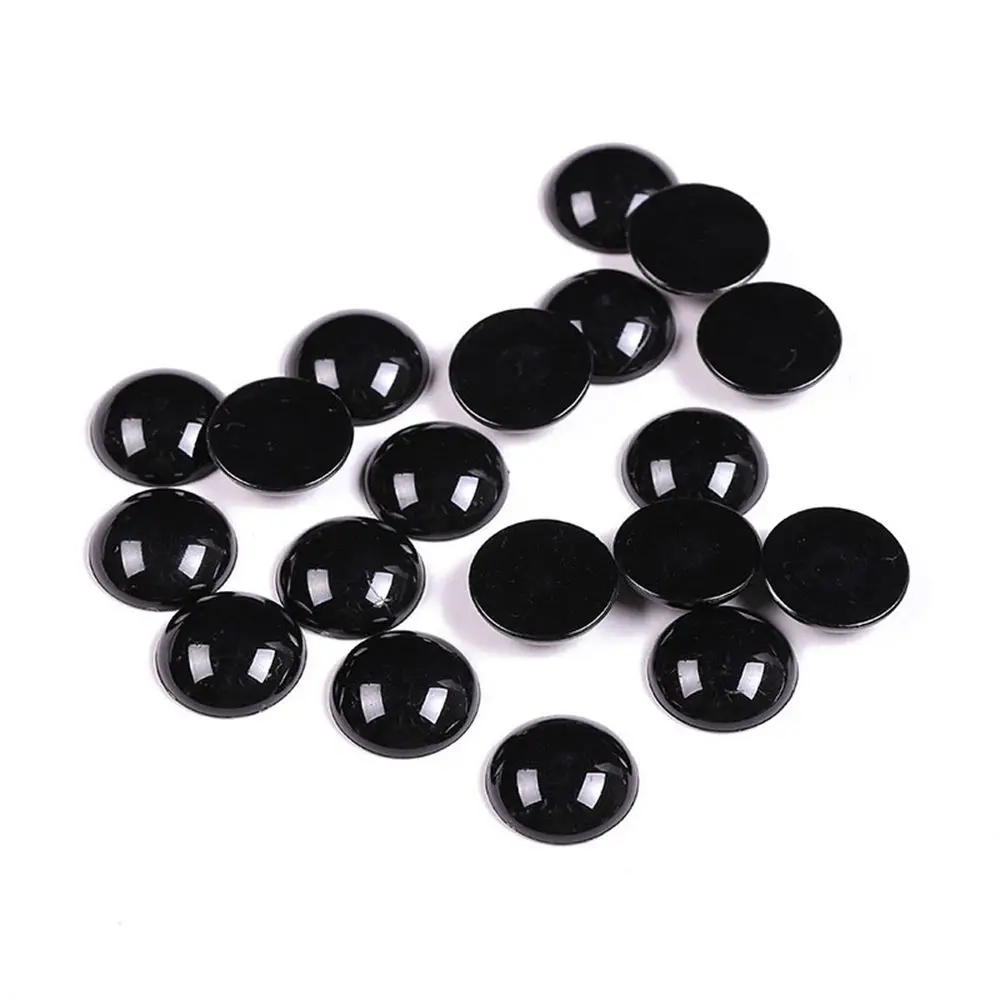 100pcs Christmas Gift 3-12mm Plush toy Animals Puppets making Dolls Accessories Bears Needle Felting Black Safety Eyes