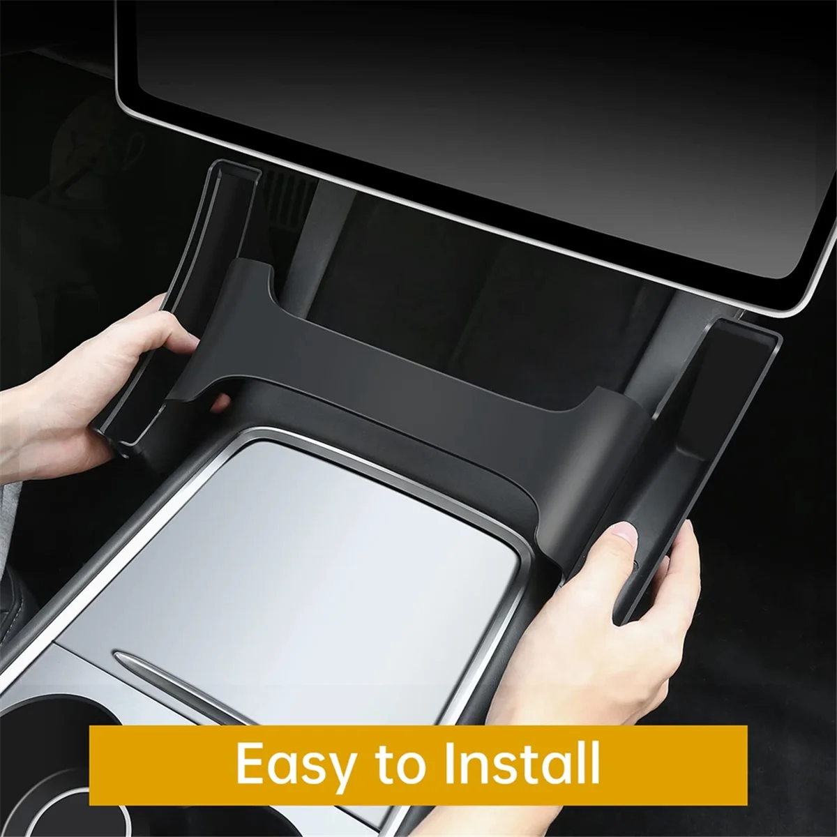 

For Tesla Model 3 Model Y 2021-2023 Center Console Side Organizer Storage Box Tray Interior AccessoriesHUG