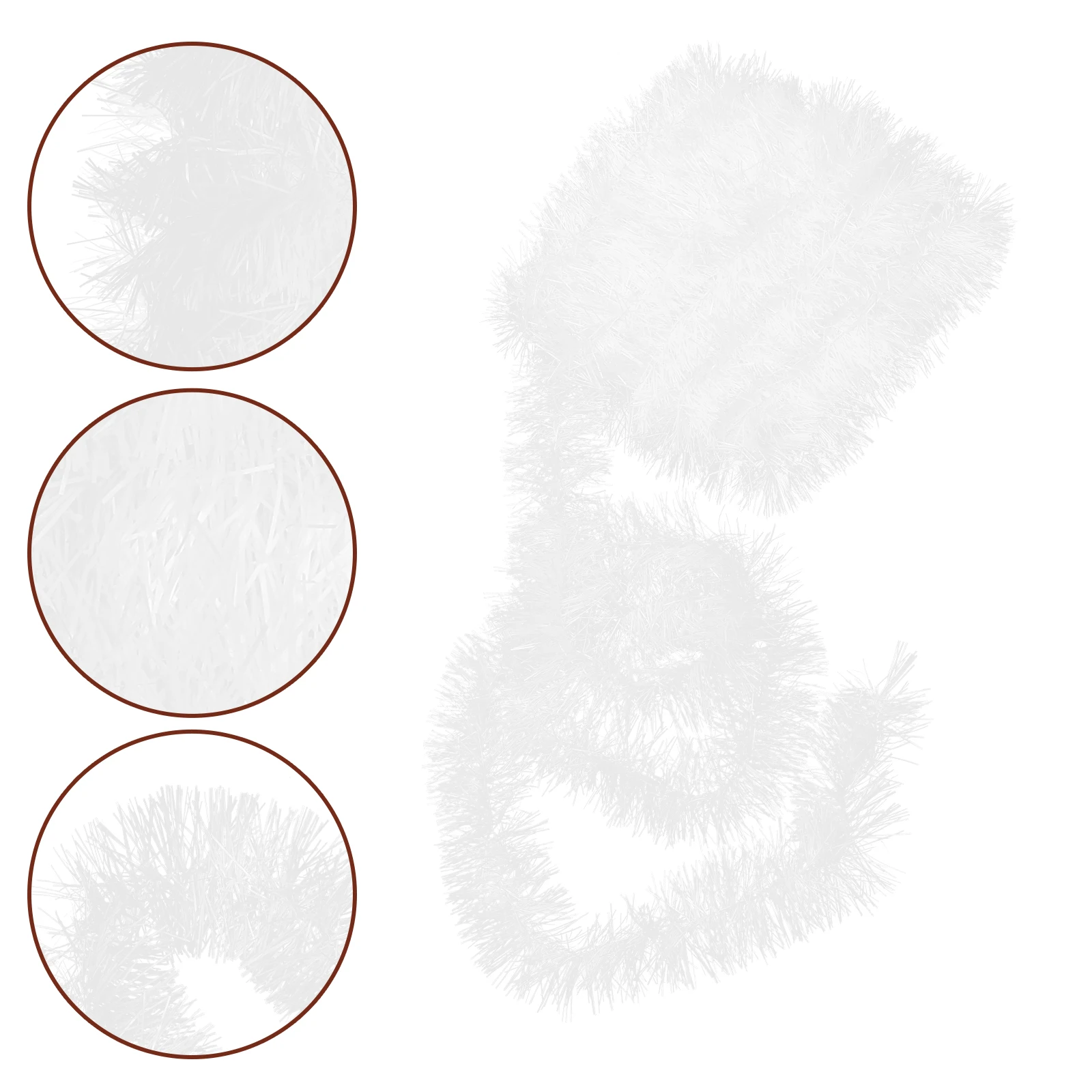 

Christmas Wreath Realistic Garland Decorations Decorate Flexible Outdoor Pvc Making Supplies