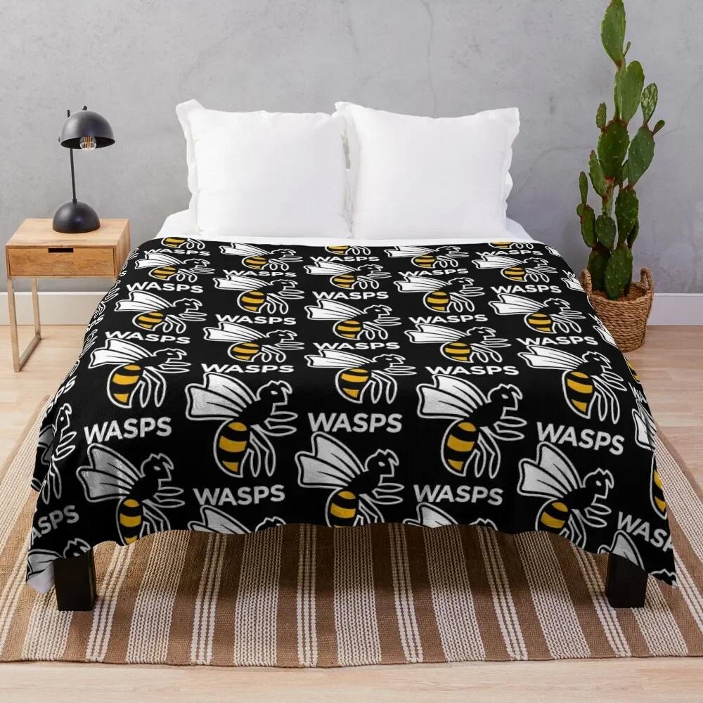 

Wasps RFC Icon Throw Blanket warm winter Luxury Throw Blankets