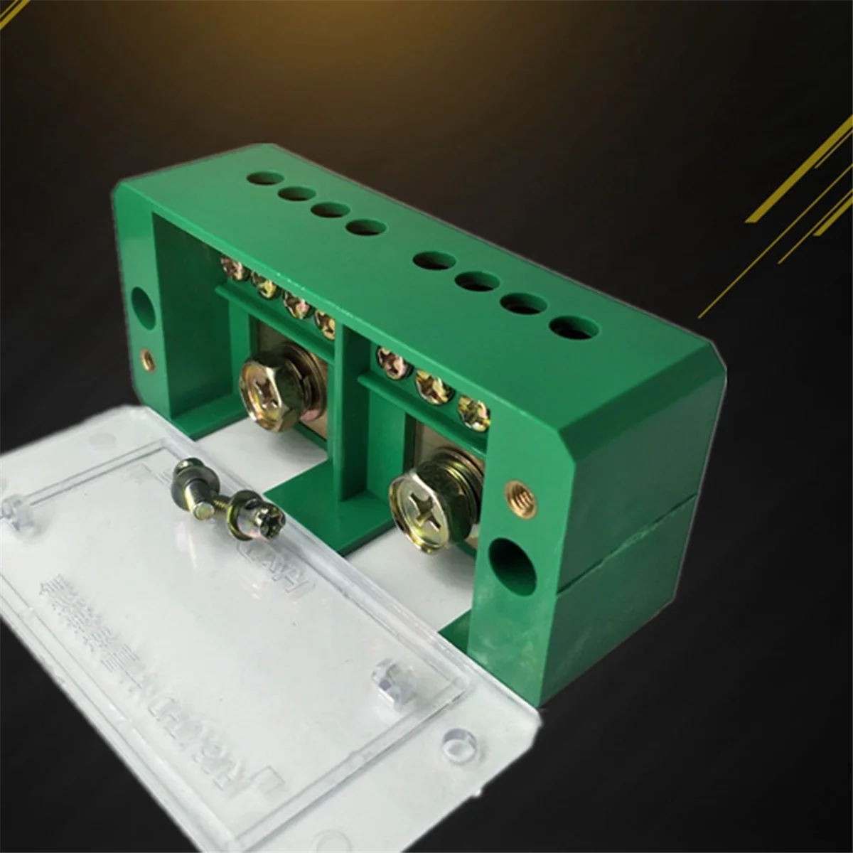 Single Phase 2-in 6 Outgoing Terminal Box Household Distribution Box Junction Box Terminal Block 220 V(6 Out) HOT