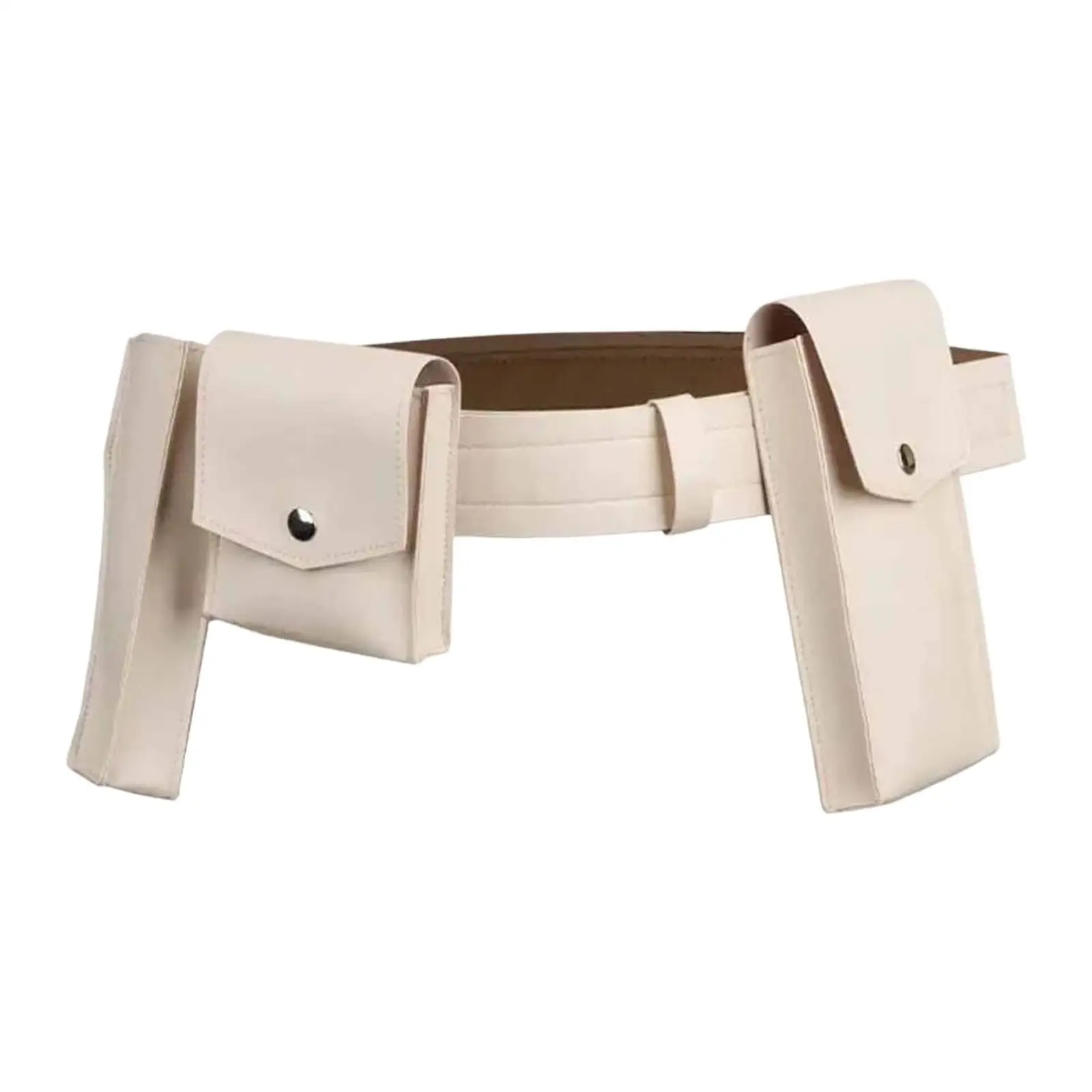 Queen Costume Belt Adjustable PU Leather Waist Pack Women Accessory for Carnival Performance Engagement Birthday Party
