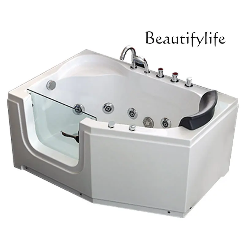 

Walk-in Bathtub Barrier-Free Bathtub Sitting Bathtub Side Open Door Massage Bath